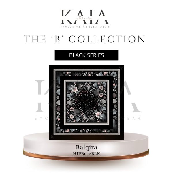 Balqira Scarf | Black  Series - The 'B' Collection