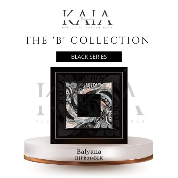 Balyana Scarf | Black  Series - The 'B' Collection