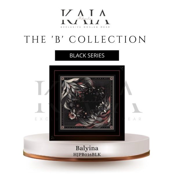 Balyinah Scarf | Black  Series - The 'B' Collection