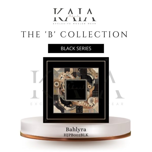 Bahlyra Scarf | Black  Series - The 'B' Collection