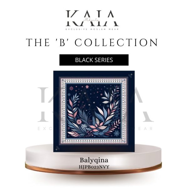 Balyqina Scarf | Navy  Series - The 'B' Collection