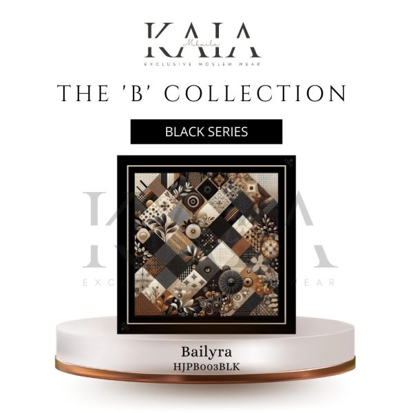 Bailyra Scarf | Black  Series - The 'B' Collection