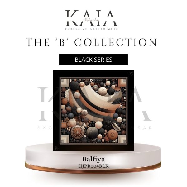 Balfiya Scarf | Black  Series - The 'B' Collection