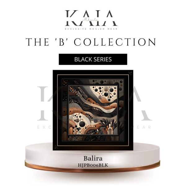 Balira Scarf | Black  Series - The 'B' Collection