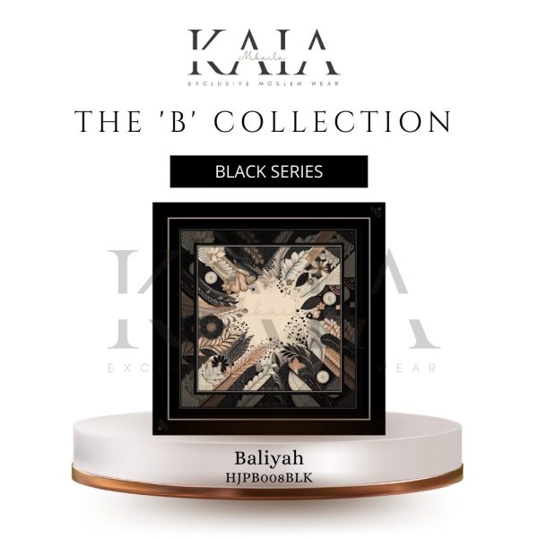 Baliya Scarf | Black  Series - The 'B' Collection