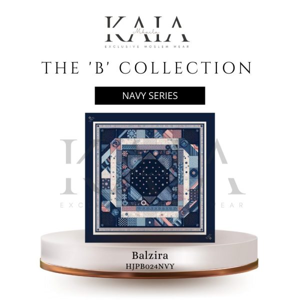 Balzira Scarf | Navy  Series - The 'B' Collection