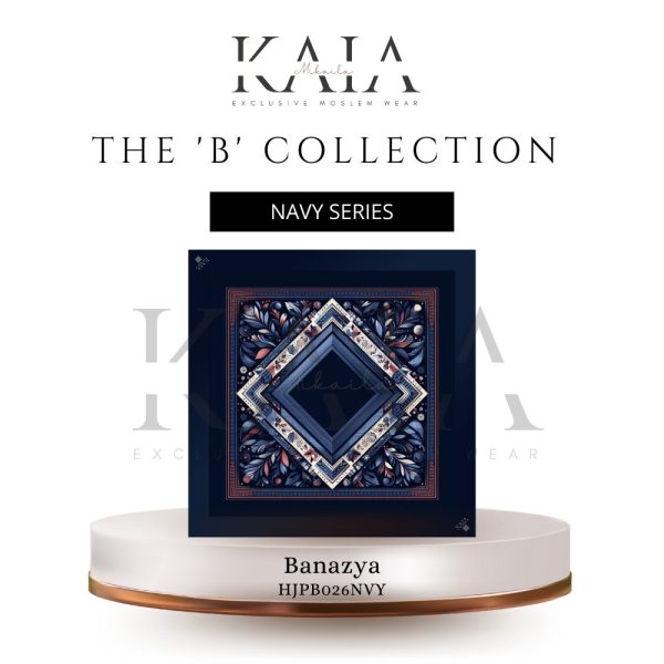 Banazya Scarf | Navy  Series - The 'B' Collection