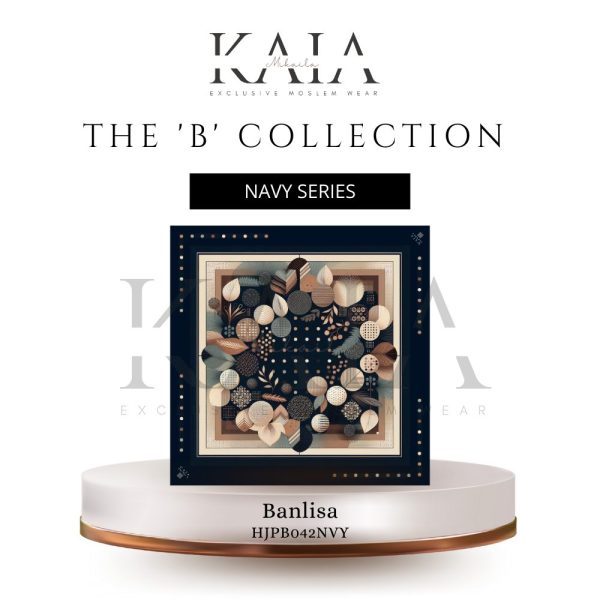 Banlisa Scarf | Navy  Series - The 'B' Collection