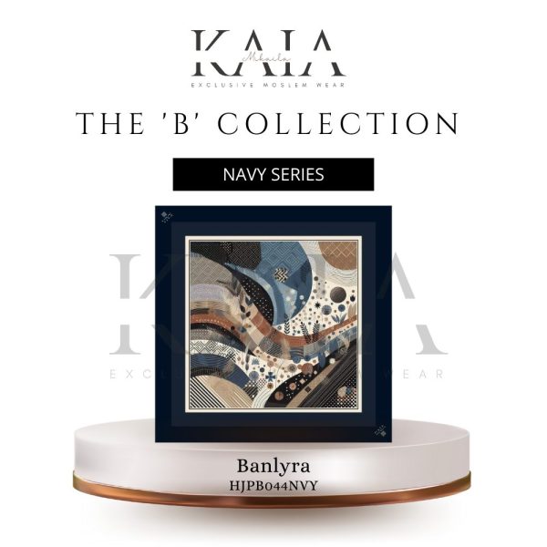 Banlyra Scarf | Navy  Series - The 'B' Collection