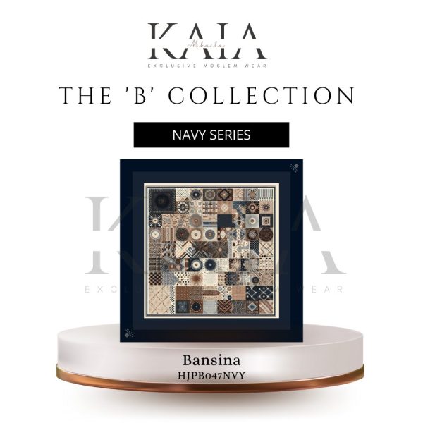 Bansina  Scarf | Navy  Series - The 'B' Collection